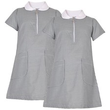 Girls Gingham 2 Pack School
