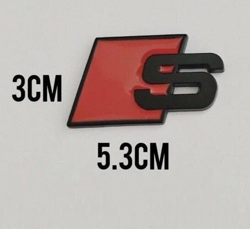 Audi sline logo metal - s,