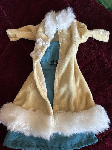 Russian style dress and fur