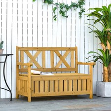 Wooden Garden Bench with