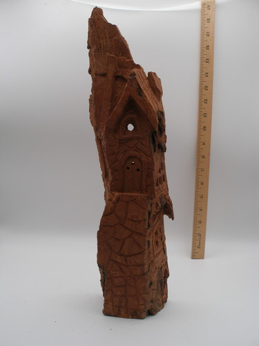 Tall whimsical folk art - 17.5",