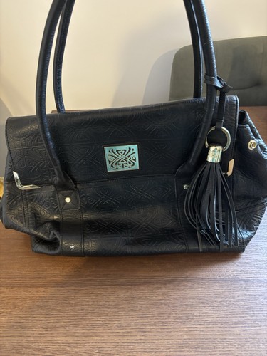 Biba black leather - biba, shoulder