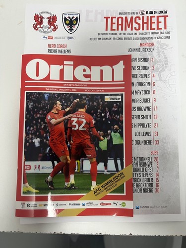 Leyton orient afc wimbledon - leyton,