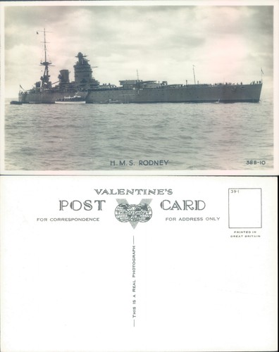 Hms rodney battleship - hms,