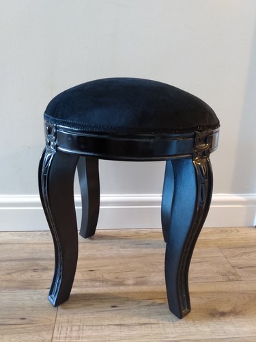 Black stool bedroom - black,