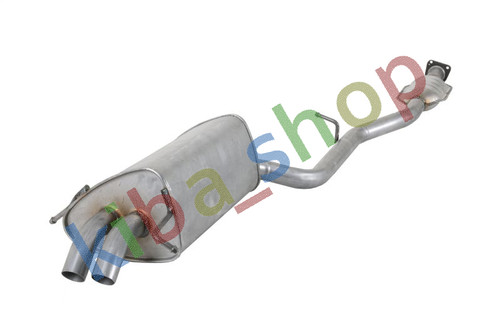 Exhaust system rear silencer - exhaust,
