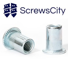 ZINC RIVET NUTS THREADED