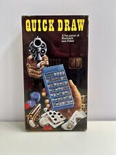 Quick Draw Handheld Fun Game Of Blackjack & Poker Mind Movers 1974 Vintage Retro