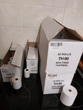 Cash Register Thermal Till Rolls , BPA Free(35 x TH 80)(19 x TH 066)(9 x TH 57) 