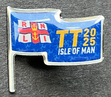 MOTORCYCLE Pin Badge ISLE OF