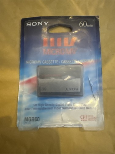 Sony micro cassette mgr60 - micro, mv