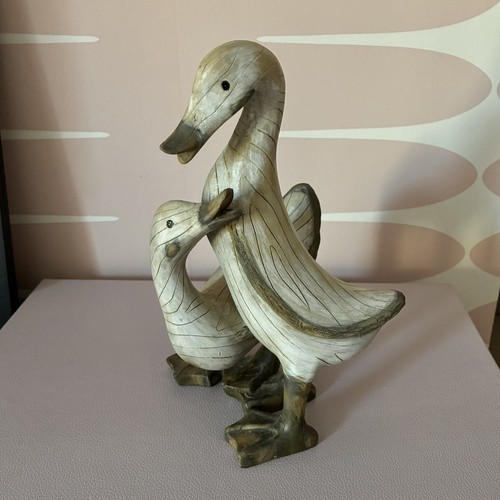 Wooden carved pair - wooden,