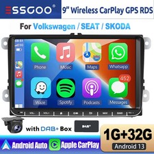 For VW GOLF MK5 MK6 9in Apple