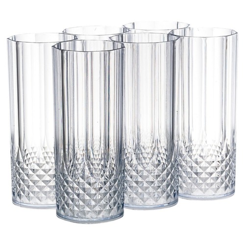 Crystal glasses tall - tall, glass