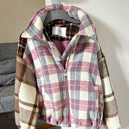 Yas women check wool - women’s, blend