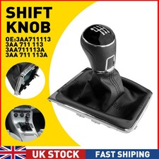 For VW Passat B7 CC 358 2011 - 2016 6 Speed Black Gear Knob & Gaiter 3AA711113A