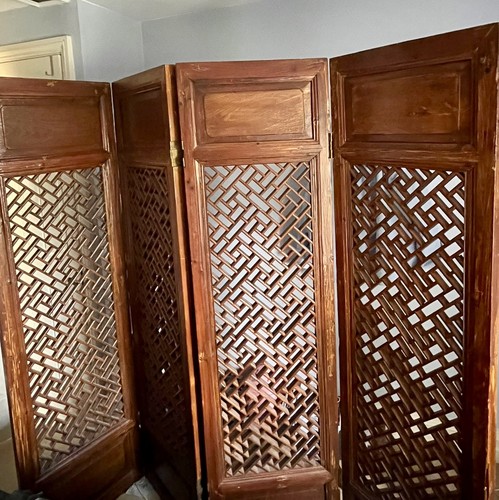 Antique chinese lattice - lattice, panel