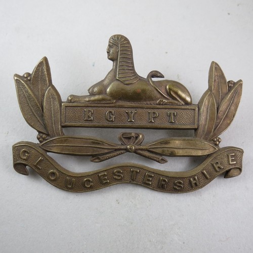 Military brass pouch badge - military,