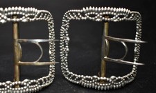 Fine Pair of Antique George III Silver Shoe Buckles HM 1792  Henry & John Sweet