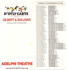 GILBERT & SULLIVAN : D'Oyly