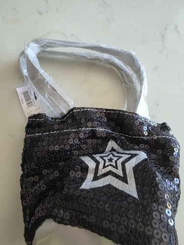 Small black sequin - sequin, silver