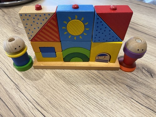 Haba wooden stacking toy - and, 2