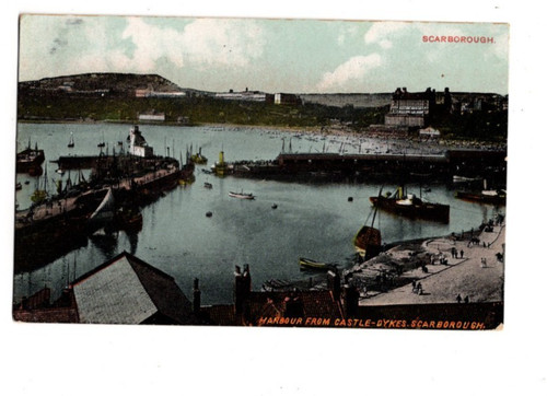 Scarborough postcard harbour - scarborough,