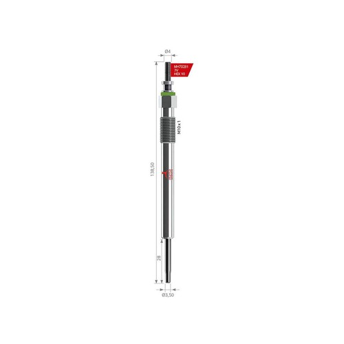Glow plug for - glow, hyundai