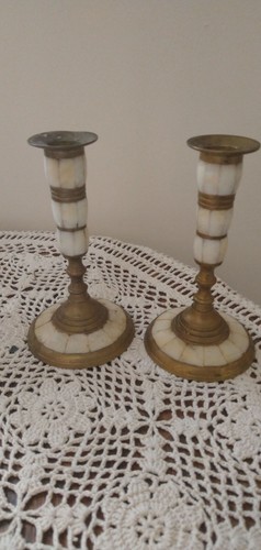 Indian brass mother pearl - indian, of