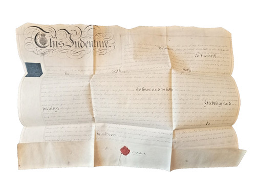 Regency indenture vellum - regency,