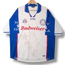 New York GAA Jersey Mens XL Azzurri 2003-2006 Home Shirt Gaelic Budweiser USA