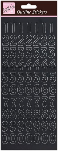 Anitas outline stickers large - outline, stickers,