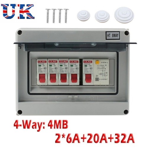 Way consumer unit fuse - unit, box