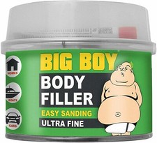 BIG BOY ULTRA FINE EASY SAND BODY FILLER SANDING CARS BOAT SCRATCH 250ML BIG11