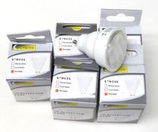 5 x 7W GU10 Compact Fluorescent Energy Saving Reflector replaces Halogen GU10