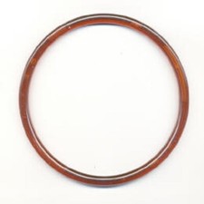 1 x Pair 12.7cm Round Glitter