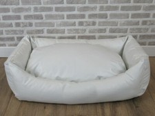 White Faux Leather Wipeable