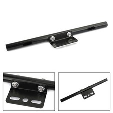 Universal Moto Front Turn Signal Spot Light Bar Mount Bracket Clamp Black F9