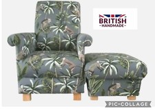 Armchair Chair & Footstool