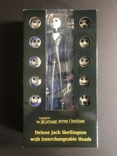 The Nightmare Before Christmas Jack Skellington Figure 12 Skull Heads Toy