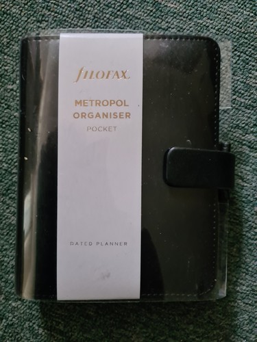 Genuine filofax metropol - filofax, black