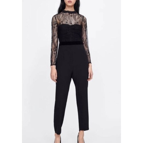 Zara black jumpsuit - zara,