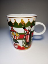 Baci Milano Xmas Carol Festive Mice Porcelain Mug Nutcracker Ballet Inspired