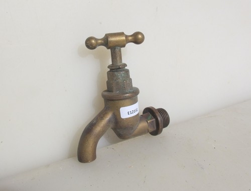 Vintage brass tap garden sink - tap,