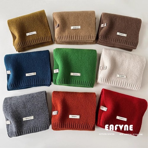 100 wool scarf - scarf, neck