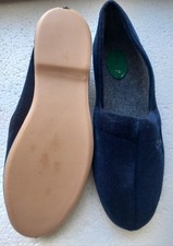 Vintage Style Traditional Slippers Size 6 British Made Vulcanised Rubber Ref 18 