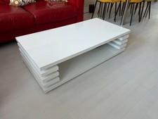 Modern White High Gloss Coffee