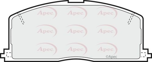 Apec front brake - pad, for