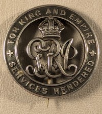 WW 1 Silver War Badge Charles Oldfield South Staffordshire Regiment (Walworth)