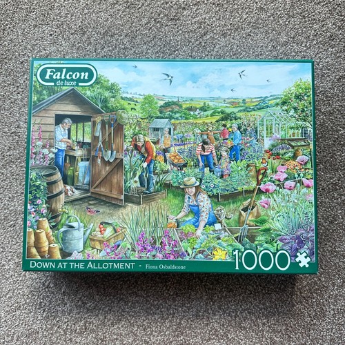 Down the allotment - down, at